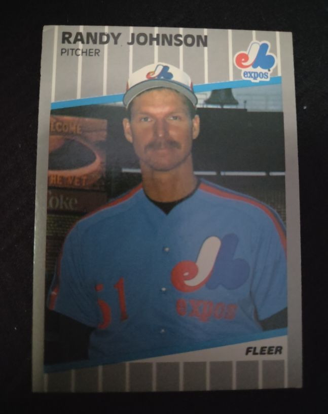 1989 Fleer #51 Randy Johnson — front