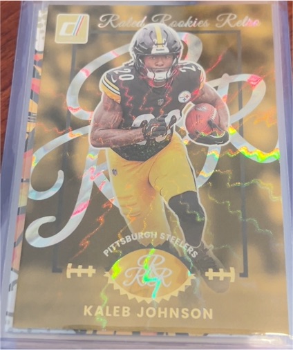 2020 Donruss Rated Rookies Retro #RR-KJ Kaleb Johnson — front