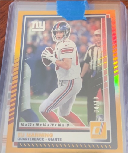 2020 Donruss #10 Eli Manning — front