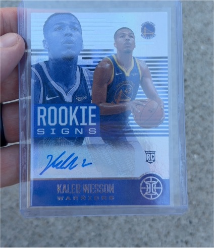 2020 Panini Illusions Rookie Signs #RS-KW Kaleb Wesson — front
