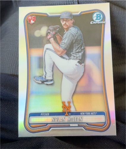 2022 Bowman Chrome #BCP-123 Nolan McLean — front