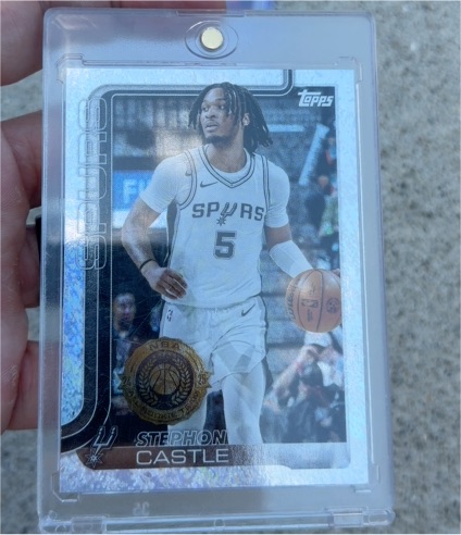 2022 Topps #5 Stephon Castle — front