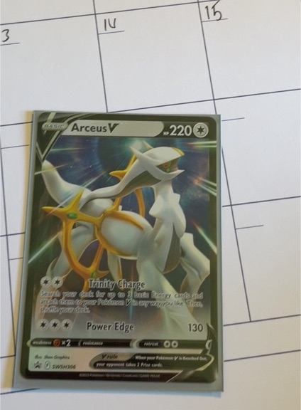2021 Pokémon SV49 Arceus V — front