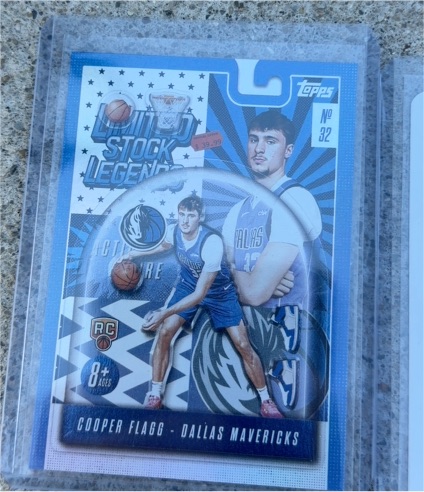 2022 Topps Limited Stock Legends #32 Cooper Flagg — front