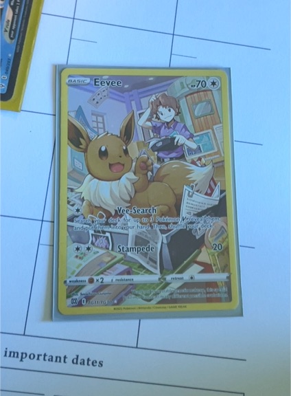 2021 Pokémon #161 Eevee — front