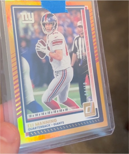 2020 Donruss #10 Eli Manning — front