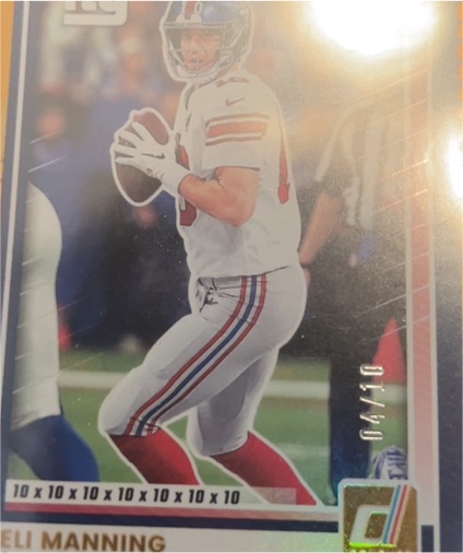 2020 Donruss #10 Eli Manning — front
