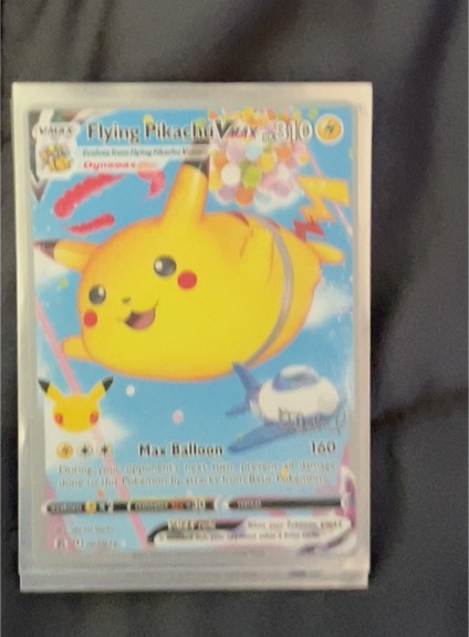 2020 Pokémon VMAX Flying Pikachu VMAX — front