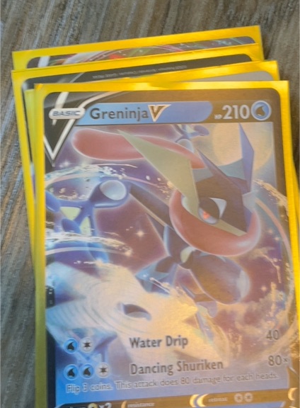 2020 Pokémon Sword & Shield #SV107 Greninja V — front