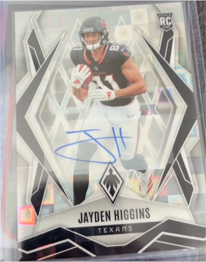 2022 Panini Phoenix #81 Jayden Higgins — front