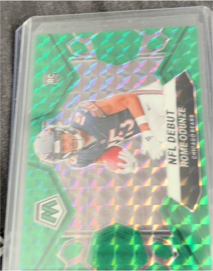 2022 Panini Mosaic NFL Debut #Rome Odunze — front