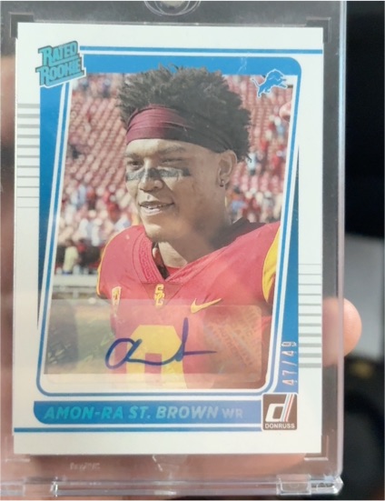 2021 Donruss #279 Amon-Ra St. Brown — front