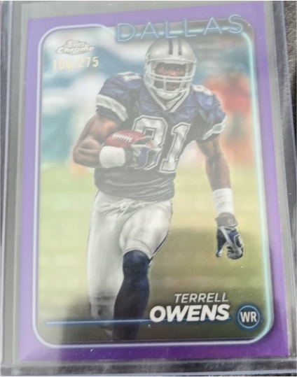 2001 Topps Chrome #168 Terrell Owens — front