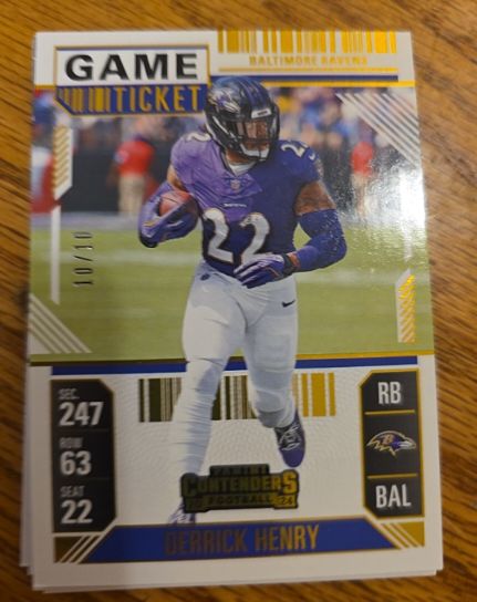 2024 Panini Contenders #10/40 Derrick Henry — front