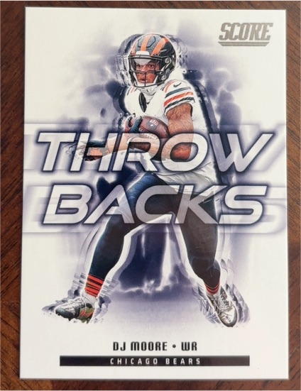 2023 Score Throwbacks DJ Moore — front