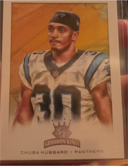 2021 Panini Gridiron Kings #77 Chuba Hubbard — front