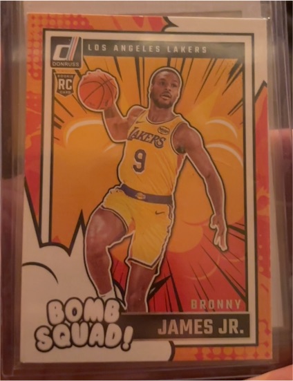 2023 Donruss Bomb Squad! #Bronny James Jr. — front