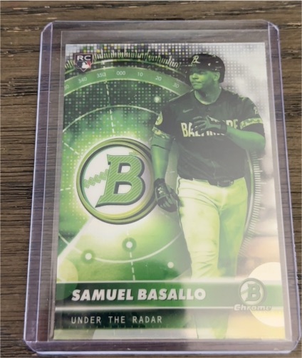 2022 Bowman Chrome Under The Radar #UTR-SB Samuel Basallo — front