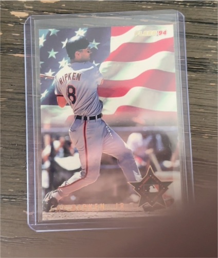 1994 Fleer #8 Cal Ripken Jr. — front