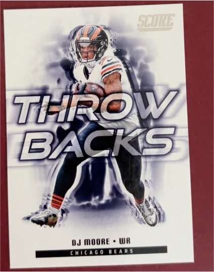 2023 Score Throwbacks DJ Moore — front