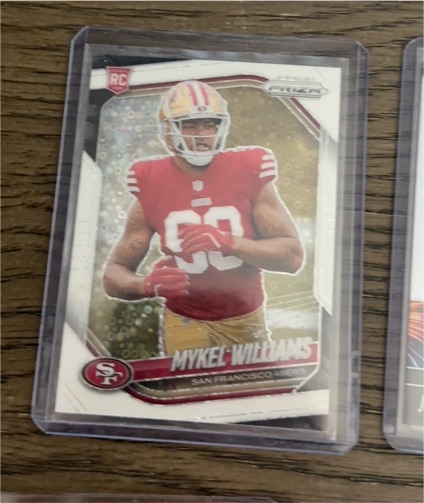 2022 Panini Prizm #299 Mykel Williams — front