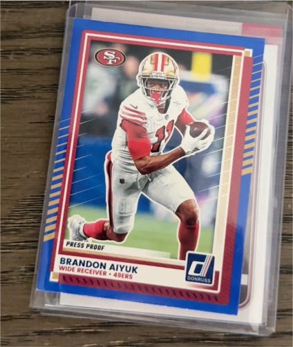 2021 Donruss #255 Brandon Aiyuk — front