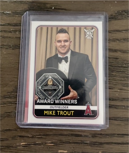 2021 Topps Big League Award Winners #AW-1 Mike Trout — front
