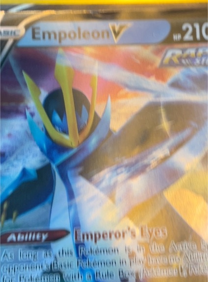 2020 Pokémon Sword & Shield Vivid Voltage #SV107 Empoleon V — front