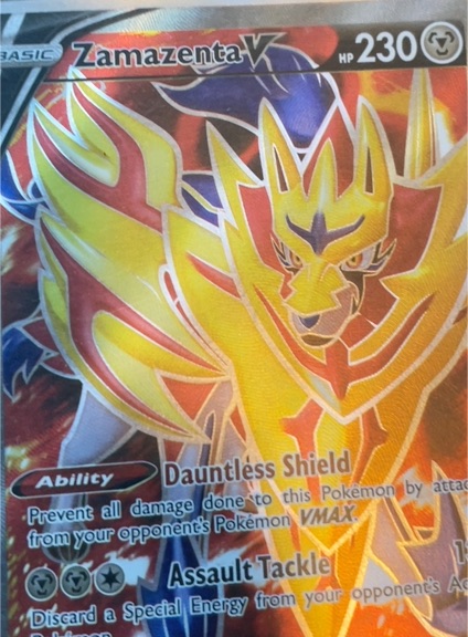 2020 Pokémon Sword & Shield #SV107 Zamazenta V — front