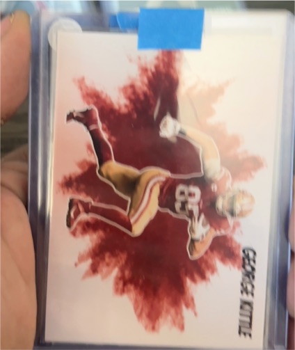 George Kittle Football Card — front