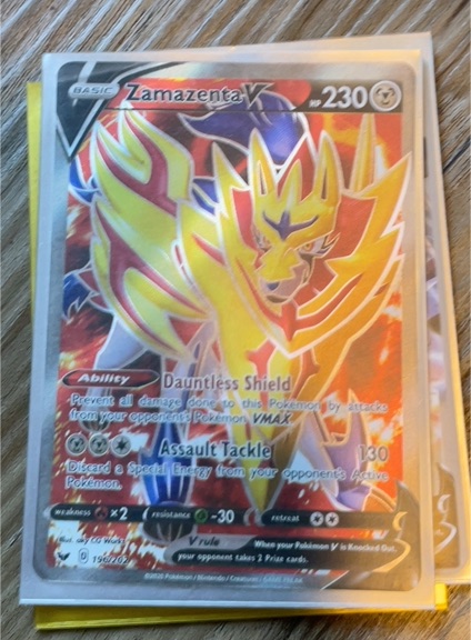 2020 Pokémon #196 Zamazenta V — front