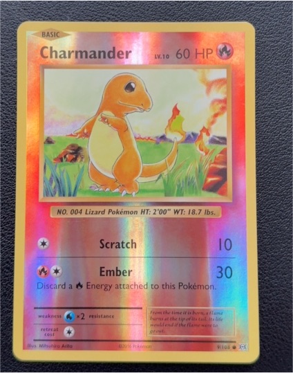 2016 Pokémon #9 Charmander — front