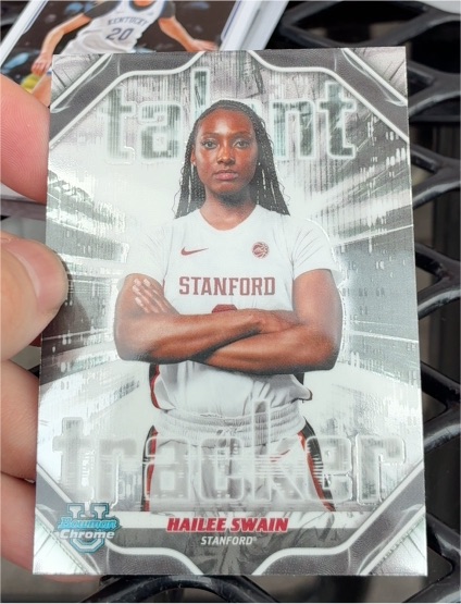 2020 Skybox Chrome Talent Tracker Hailee Swain — front