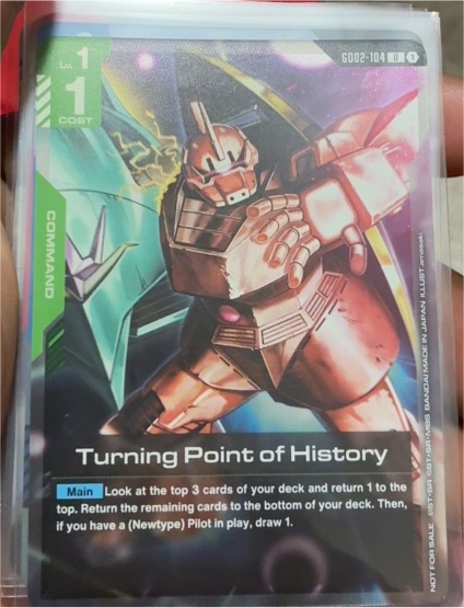 Bandai G002-104 Turning Point of History — front