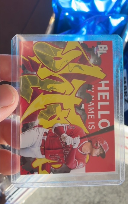2023 Topps Hello My Name Is #HELLO Shohei Ohtani — front