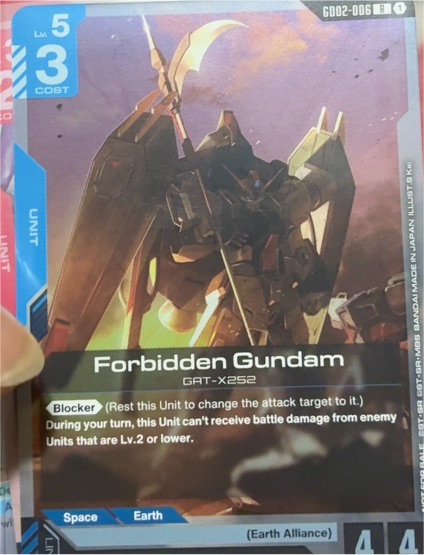 Forbidden Gundam GBT-X252 — front
