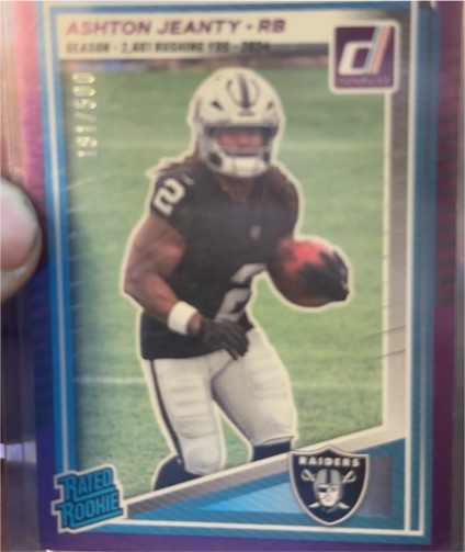 2022 Donruss #187 Ashton Jeanty — front