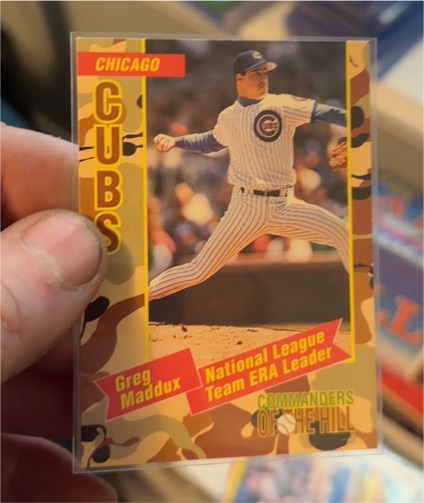 1993 Fleer Commanders of the Hill #C-1 Greg Maddux — front