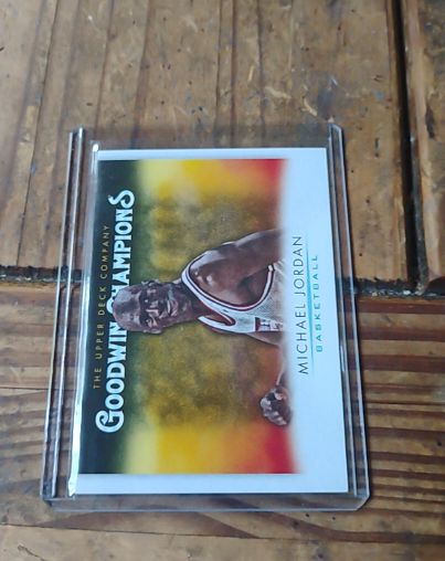 1997 Upper Deck Goodwin Champions #1 Michael Jordan — front