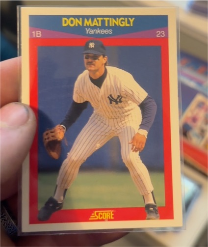 1989 Score #23 Don Mattingly — front