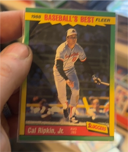 1985 Fleer #8 Cal Ripken Jr. — front