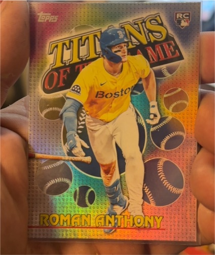 2023 Topps Titans of the Game #TIT-RA Roman Anthony — front