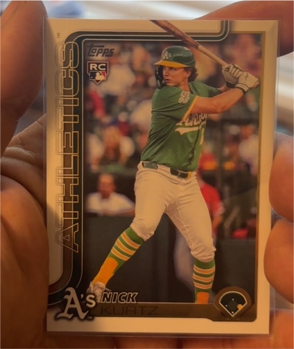 2022 Topps #RC Nick Kurtz — front