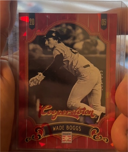 2005 Donruss Cooperstown #20 Wade Boggs — front
