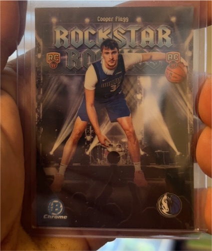 2022 Bowman Chrome Rockstar Rookies Cooper Flagg — front