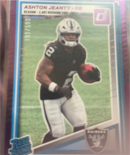 2022 Donruss Rated Rookie #RA-1 Ashton Jeanty — front