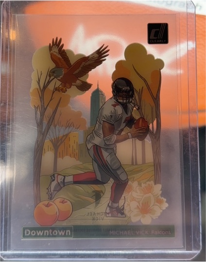 2021 Clearly Donruss Downtown #1 Michael Vick — front