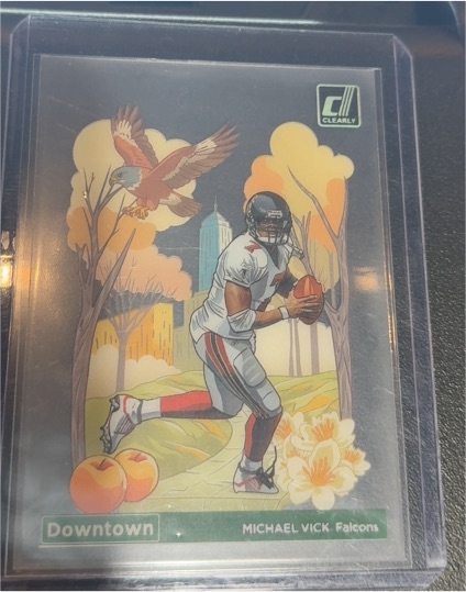 2001 Clearly Downtown #Michael Vick — front