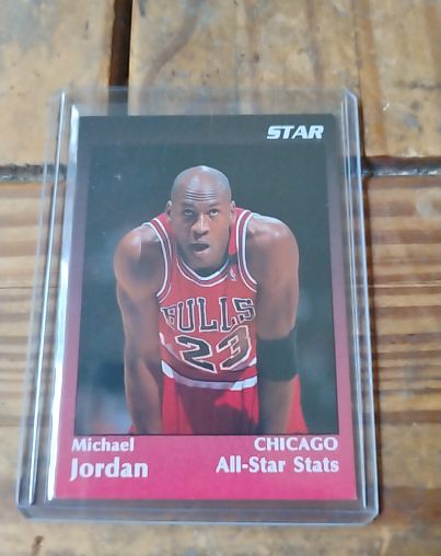 1990 Star Michael Jordan Chicago All-Star Stats — front