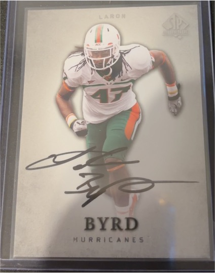 2011 SP Authentic Laron Byrd — front